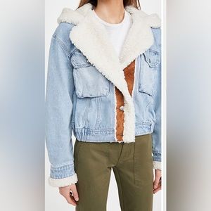 We the Free Perry Hooded Denim Jacket